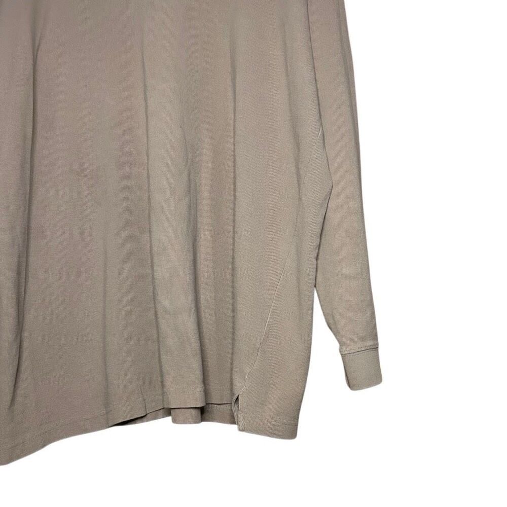 Carhartt Brown Long Sleeve Henley Utility Shirt Size 2XL Workwear Cotton - Picture 3 of 12